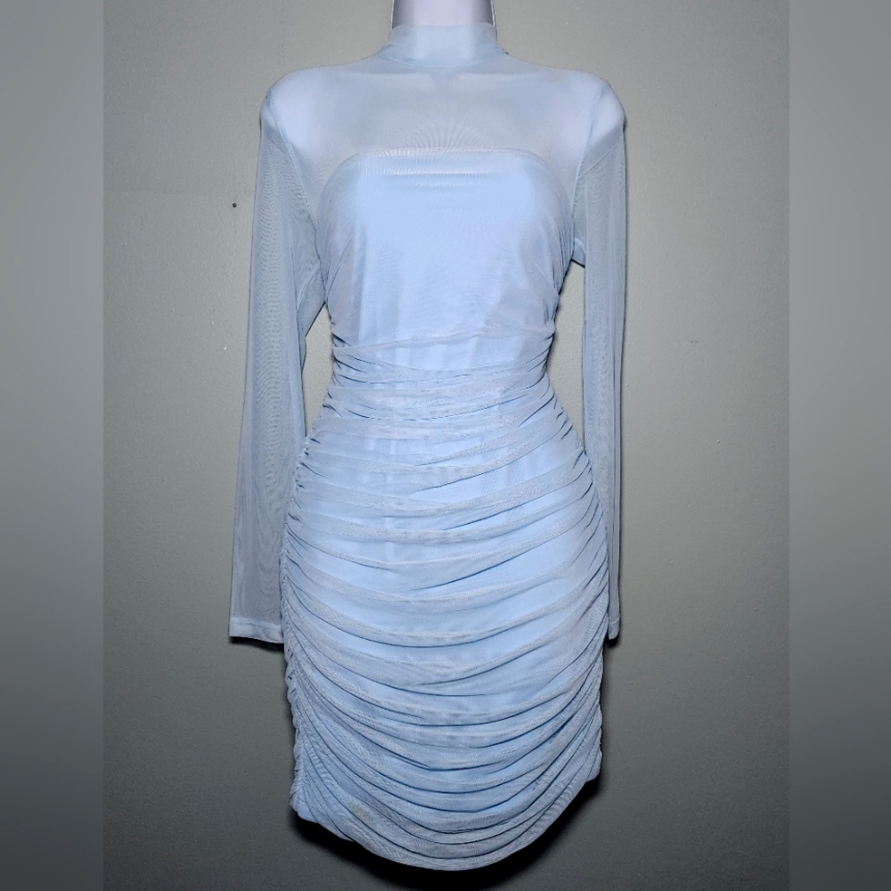 Love by Design Medium Light Blue mini dress